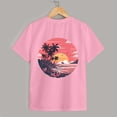 thumbnail image 6 of YDFCWXW Oversized Graphic Floral T Shirts for Teens Girls Loose Tees Preppy Clothes Casual Vintage Tops (Pink, 140), 6 of 7