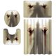 thumbnail image 1 of Juego de 4 cortinas de ducha para Halloween con alfombras antideslizantes Tapa de inodoro y juego de decoración de baño con tapete, 1 of 4