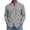 Dark Gray-A, variant on Men's Summer Retro Linen Cotton Dress Shirt, Long Sleeve Casual Loose Button Down Shirt with Dual Chest Pockets White