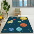 thumbnail image 3 of Soft Rug Large Area Rugs, Solar System Comfortable Indoor Carpet, Baby Play Mat for Living Room Bedroom Nursery Home Decor Floor Mat, 80x58inch, 3 of 6