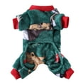 thumbnail image 5 of Christmas Dog Pajamas Dog Sweater Holiday Pet Outfit for Small Medium Dogs Girl Boy Puppy Clothes Onesie, 5 of 5