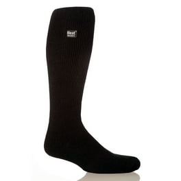 Grabber MHHTWSBB Heat Holders Mens Twist Crew Sock-black/burgundy
