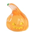 thumbnail image 3 of Figurine Luminous Pumpkin Ornament Halloween Fall Harvest Tiered Tray Tabletop Shelf Decor Spooky Pumpkin Statue Party Favor Gift Home Office Dorm Desktop Holiday Decoration, 3 of 7