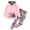 Pink, variant on Zshosam Outfits for Teen Girls Girls Pullover Hoodie and Leggings Outfit Set Toddler to Big Kid Size 120,(Purple 120)