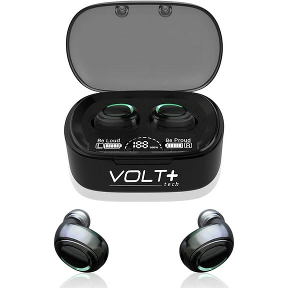 Wireless V5.1 PRO Earbuds Compatible with Samsung Galaxy A72 4G/5G/A32 5G/A52 5G IPX3 BlueTooth Touch Waterproof / Sweatproof / Noise Reduction with Mic (Black)
