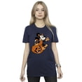 thumbnail image 3 of Mickey Mouse T-Shirt d'Halloween pour Femmes Minnie Mouse en Coton avec Chat Style Boyfriend, 3 of 3