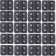 thumbnail image 2 of 10/20PCS Small Hinges Mini Plastic Black Door Bearing Butt Hinge Cabinet Electrical Box Folding Hinge Furniture Hardware, 2 of 11
