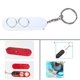 thumbnail image 5 of Llavero de sonido fuerte de alarma personal con dispositivos de emergencia de seguridad LED para mujeres blanco jinwen alarma personal, 5 of 8