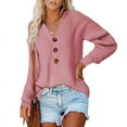 thumbnail image 1 of Simua Women Cardigan Sweater Fall Outfits Cloth Fashion V Neck Knit Button Front Casual Trendy Tops, 1 of 7