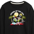 thumbnail image 3 of Nightmare Before Christmas - Spook Up The Sun - Summertime - Toddler And Youth Long Sleeve Graphic T-Shirt, 3 of 5