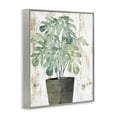thumbnail image 4 of Stupell Industries Flower Pot Greenery Botanical & Floral Painting Gray Framed Art Print Wall Art, 24 x 30, 4 of 10