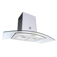 thumbnail image 4 of Combo Parrilla empotrable y campana de cristal curvo templado para pared 6 quemadores acero inoxidable Supra DOZZA, 4 of 4