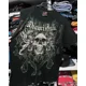 thumbnail image 4 of Y2k New Harajuku retro calavera estampado gráfico cuello redondo oversize mujer manga corta camiseta gótica suelta casual calle ropa, 4 of 5