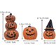 thumbnail image 2 of 3 piezas de estatua en miniatura de calabaza de Halloween, decoración de estatua de calabaza en miniatura de jardín de hadas de Halloween, decoración de calabaza de Halloween, regalo de fiesta de Hall, 2 of 5