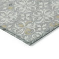 thumbnail image 4 of Addison Rugs Chantille Indoor/Outdoor Transitional Floral Gray Washable Rectangle Rug, 9' x 12', 4 of 6