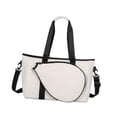 thumbnail image 2 of Almencla Tennis Racket Bag with Removable Shoulder Strap Tennis Bag for Tennis Racket White, 2 of 8