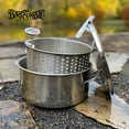 thumbnail image 6 of Open Box Bayou Classic Durable 10 Quart Stainless Fry Pot & Perforated Basket, 6 of 8
