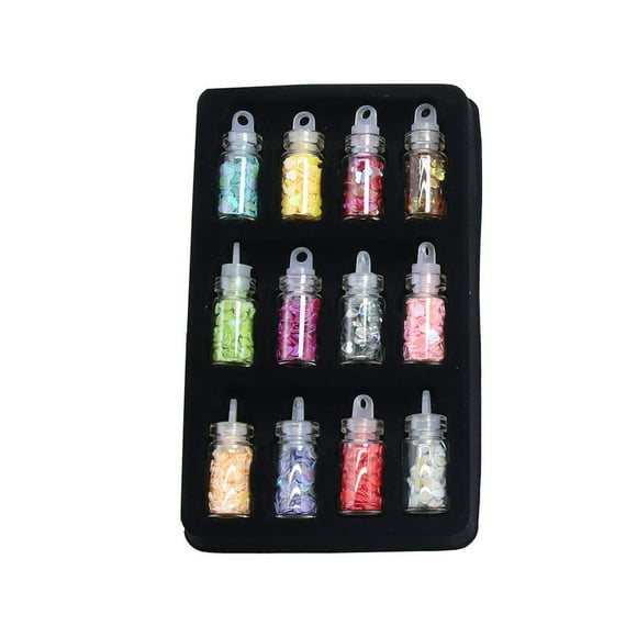 Toy 12Pcs Sequins/Glitter Filler Soft Slime Toys For Children Mud DIY Kit