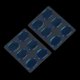 thumbnail image 4 of 36 Unids / Set de Pegatinas de Silenciador de Kit de Batería Pegatina de Gel de Sílice Amortiguadores de Tambor Almohadillas de Gel Silenciador de Tambor Silenciador Azul, 4 of 8