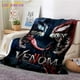 thumbnail image 3 of Manta de franela de película 3D v-venom, manta de lana súper suave, mantas de tiro de dibujos animados para dormitorio, sofá, sofá, regalo, 3 of 4