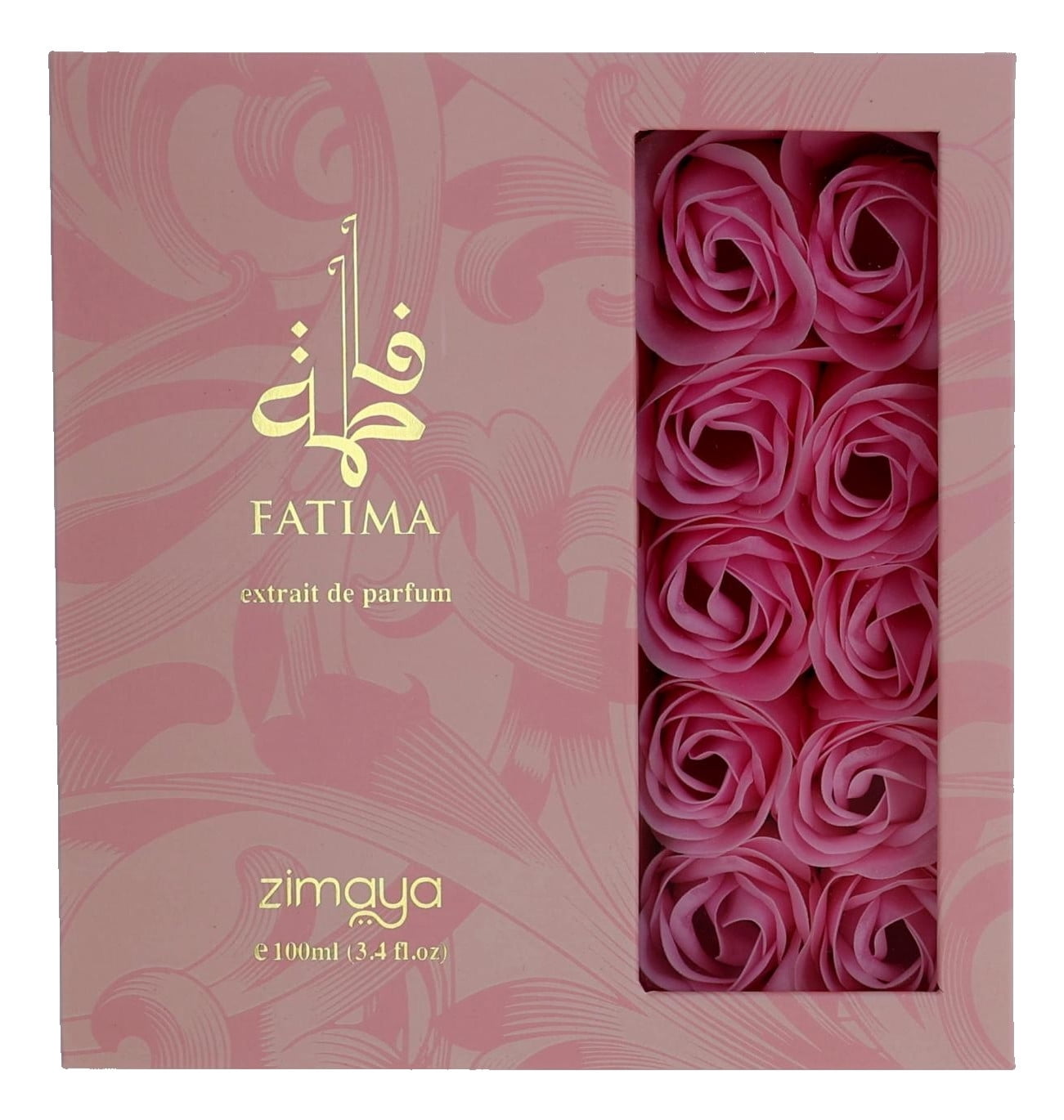 Zimaya Fatima EDP Spray 3.4 oz, Rhubarb, Rose, Vetiver, Long