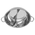 thumbnail image 2 of Durable Hotpot Mandarin Duck Pot Hot Pot Kitchenware S Compartment Soup Stainless Steel Tableware Twin Divided, 2 of 9