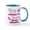 White/Blue Inside, variant on CafePress - Brain Surgery Strong Mugs - 11 oz Ceramic Mug - Novelty Coffee Tea Cup