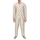 thumbnail image 3 of Fotbe Cute Carrot Print Pijama de Hombre con Estampado de Manga Larga, Conjunto de 2 Piezas, Ropa de Dormir Suave y Cómoda con Bolsillos-Small, 3 of 7