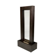 Hi-Line Gift 79541 LED Lights Metal Rainfall Fountain Indoor, Black