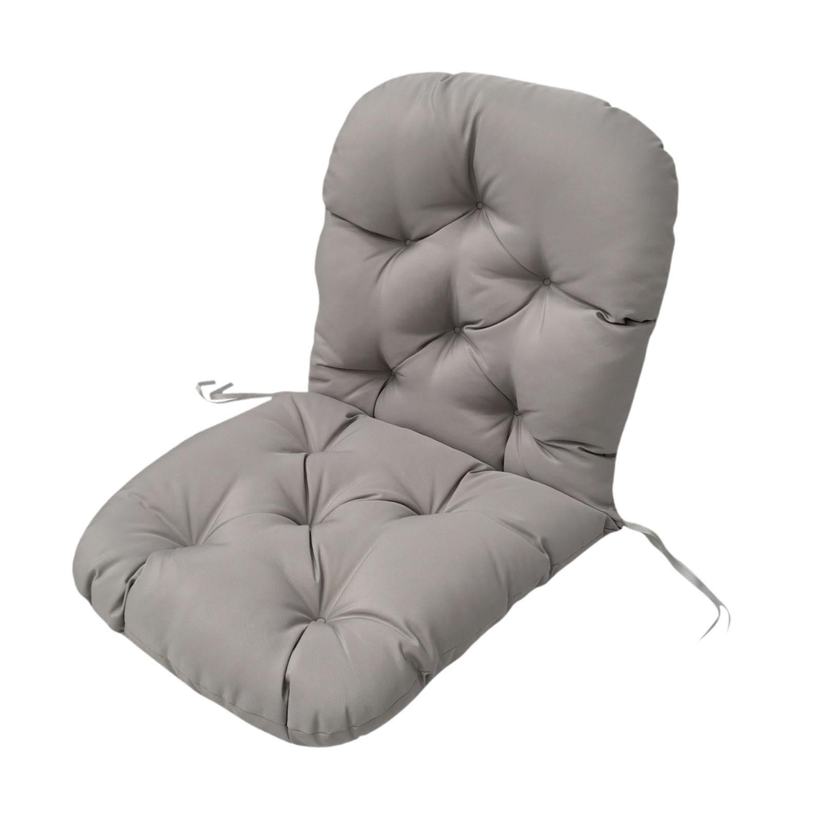 figatia Rocking Chair Cushion Outdoor Garden Chair Cushion Spring Summer Seasonal Outdoor Furniture Easy to Clean Patio Chair Cushion light grey