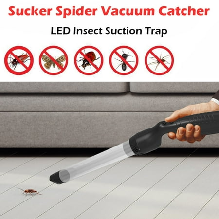 - 2019 NEW Littel Sucker Spider Vacuum LED Insect Suction Trap Catcher Fly Bugs Buster