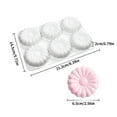 thumbnail image 4 of Gieenan 6-Cavity Flower Shape Silicone Mold Baking Tool for Making Chocolate, Candy, 4 of 8