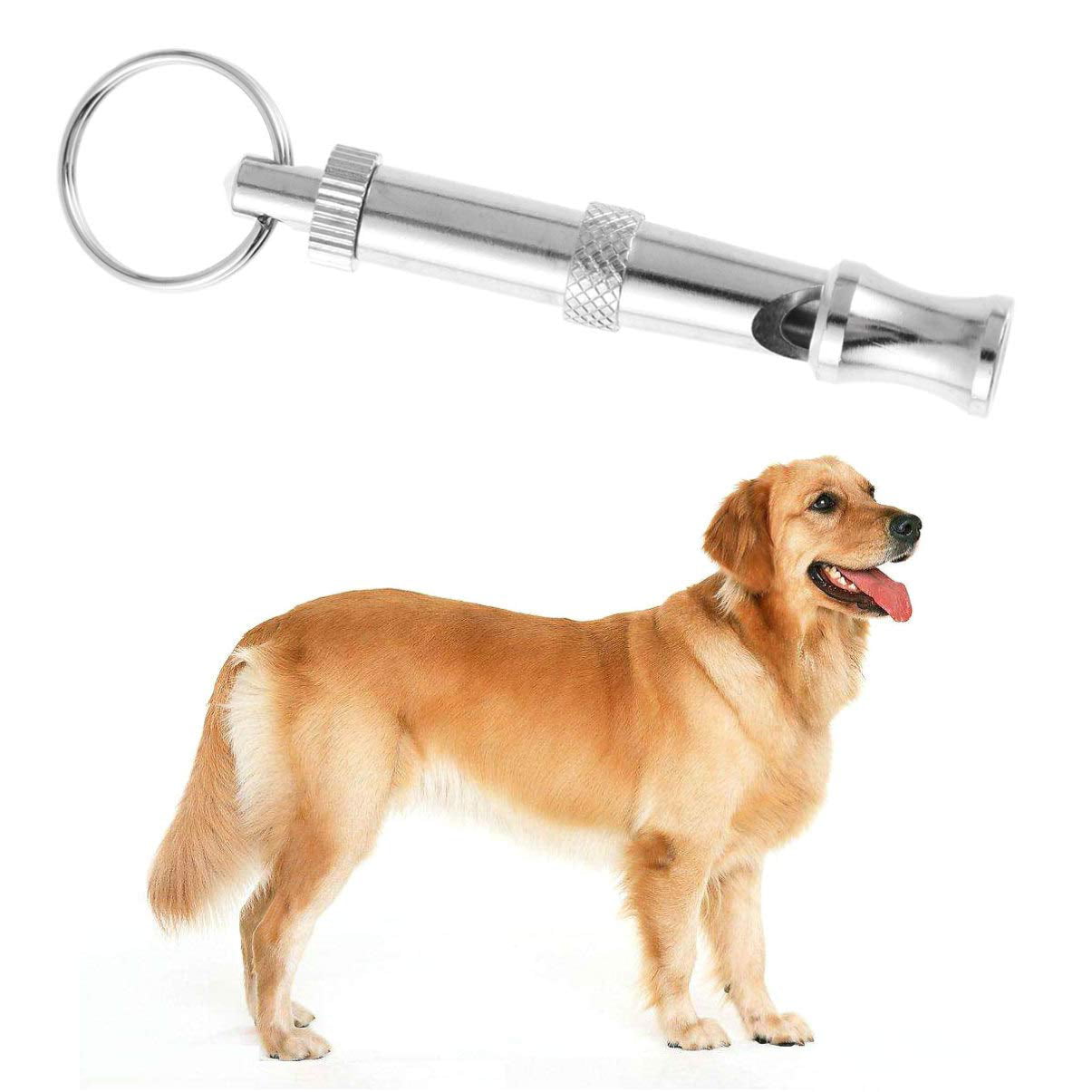 Simply Gorgeous Metal High Frequency Whistle Whistles Dog Puppy Training Pet Keyring 