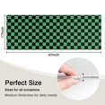 thumbnail image 5 of Green and Black Checkerboard Pattern Kitchen Rug Mat,Kitchen Runner Rugs Non Skid Washable,Decorative Kitchen Floor Mats for Kitchen,Sink,Laundry,17"X47", 5 of 5