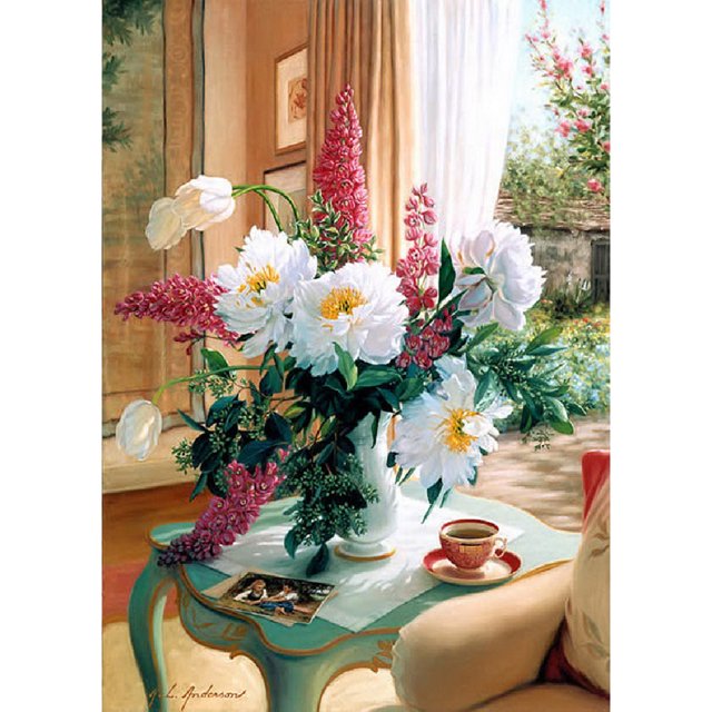 Taladro Diamante Pintura (DB2879) 5D DIY Bordado de punto de cruz floral completo (C1004) 20X30cm FLhrweasw Nuevo
