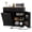 Black, variant on Topbuy Trash Bin Cabinet Tilt Out Garbage Cabinet w/ Anti-Tipping Kit & Adjustable Shelves Gray
