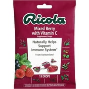Ricola Berry Medley, Cough Drops, Soothing Allergy Relief, Sore Throat 19 Count
