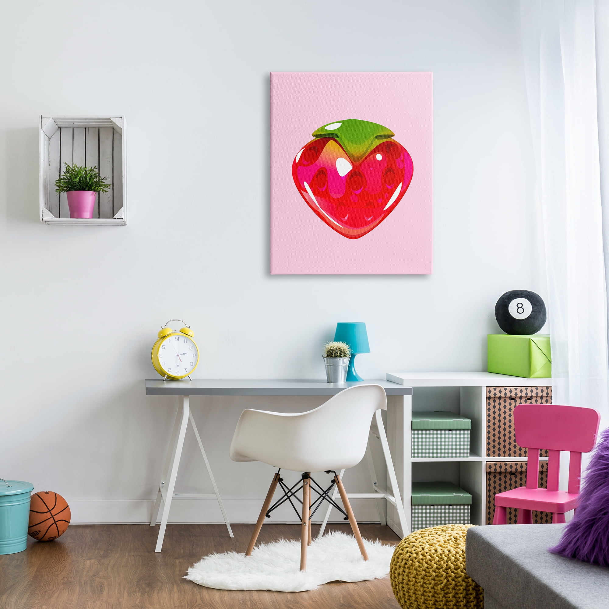 Stupell Industries Strawberry Gummy Candy Food & Beverage Painting Gallery Wrapped Canvas Print Wall Art, 30 x 40