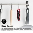 thumbnail image 6 of TwinTech Instant Read Meat Thermometer 1-2 Sec Water Resistant, Backlit, Magnetic, Foldable Probe for Kitchen, Grill, Candy, Liquids (Red), 6 of 8