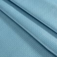 thumbnail image 2 of Newbridge Blue Basketweave 60 x 84 inch Rectangle Solid Vinyl Flannel Backed Dining Tablecloth, 2 of 9