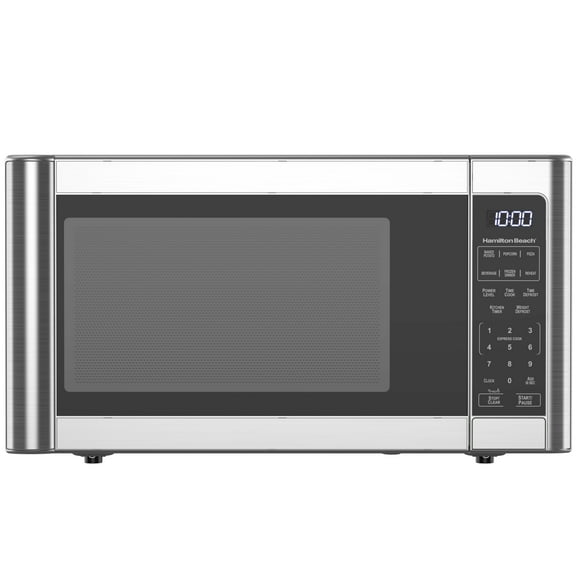 Micro-ondes Hamilton Beach d'1,1 pi³ en acier inoxydable.