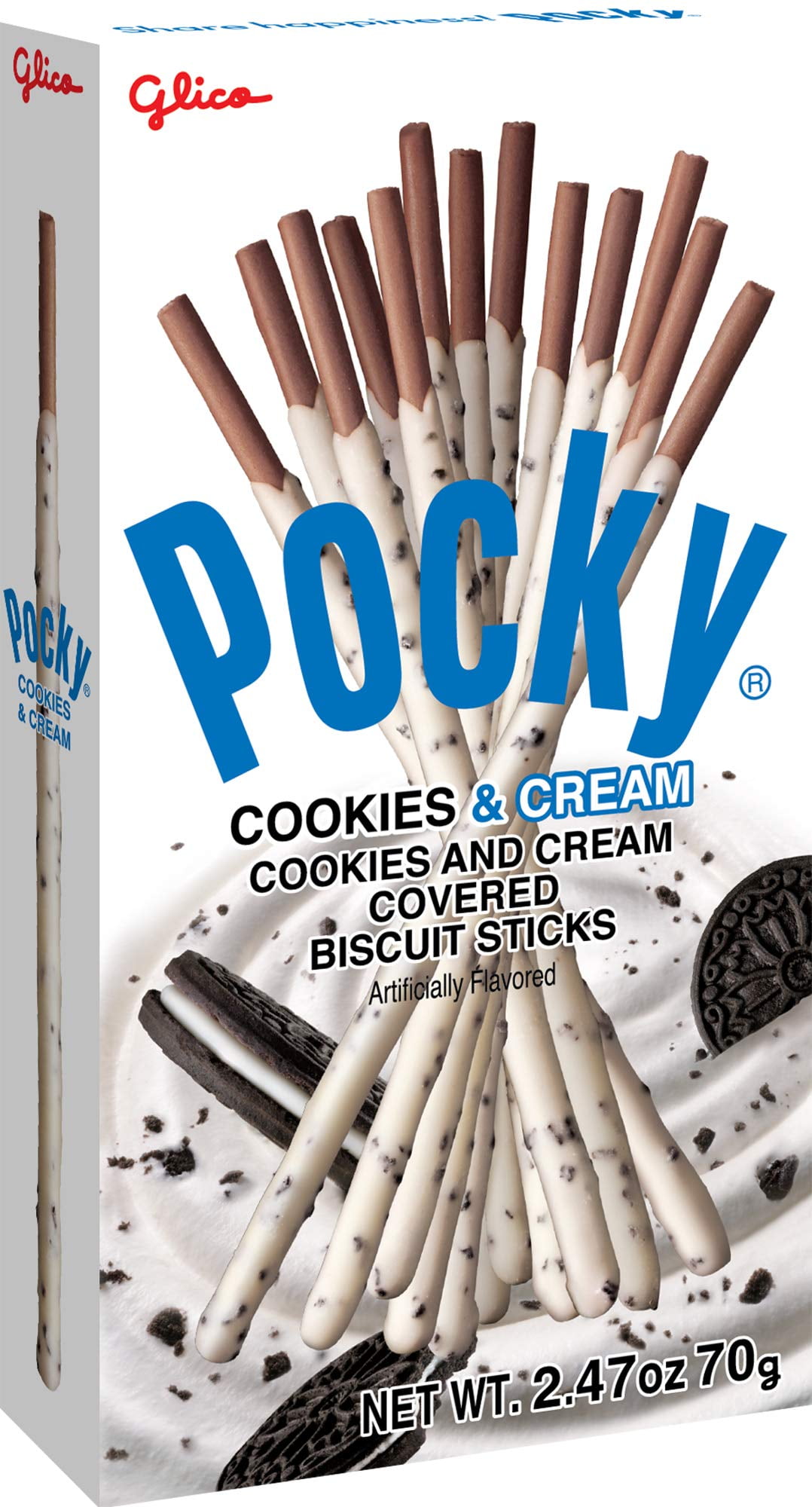 Pocky Biscuit Stick, Cookies and Cream, 2.47 oz (Pack of 10
