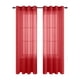thumbnail image 1 of Set de cortinas Tráslucidas B.KIND & BEYOND 2 paneles rojo, 1 of 3