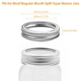 thumbnail image 3 of iMounTEK 24Pcs Canning Rings for Mason Jars, 70mm Regular Mouth Rustproof Screw Bands Reusable and Leak-Proof, 3 of 7