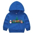 thumbnail image 2 of Esaierr 2-7Y Kids Baby Boys Hooded Sweatshirt for Toddlerchristmas Sweatshirt Warm Long Sleeve Pullover Tops Winter Coat, 2 of 4