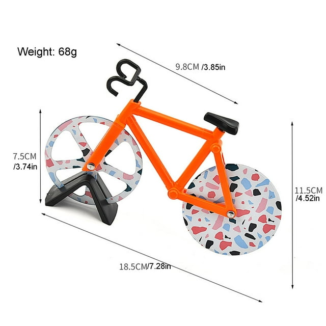 Birdeem Stainless Steel Pizza Knife Baking Tool Creativeroller Pie Knife Pizza Cutter Bicycle Pizza Cutter 3 Options