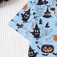 thumbnail image 7 of WOYY Girls Matching Halloween Pajamas Short Sleeve Button Down Sleepwear Set, Sizes 3-14, 7 of 7