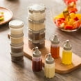 thumbnail image 2 of Transparent Spices Bottle Mini Seasoning Box Salad Dressing Containers Leakproof 4Pcs Dispenser, 2 of 14