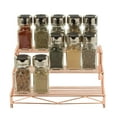 thumbnail image 3 of Kitchen Details Geode 3 Tier Spice Rack Cabinet Organizer in Copper, 3 of 6