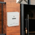 thumbnail image 6 of Modern Wall Mount Mailbox, Lockable Rainproof Box, Large Capacity Mail Box ,Post Letter, Letter Box for Office External Outdoor Gate White, 6 of 8